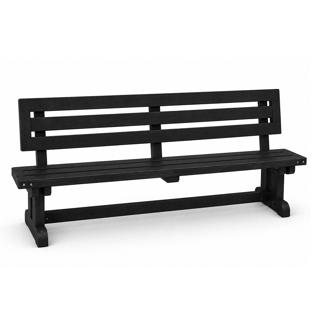 1.8M School Bench with Backrest - Image 3