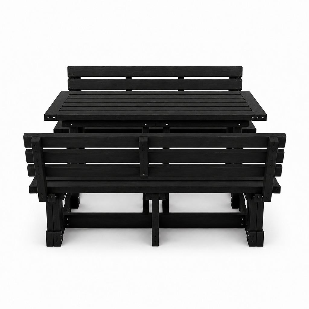 Picnic Set - (6 Seater) with Backrest - Image 3